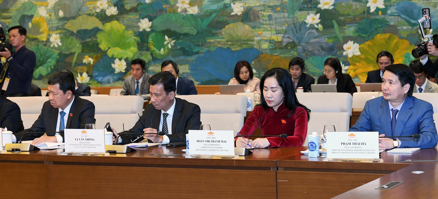 Chủ tịch Quốc hội Vương Đình Huệ hội kiến Tổng thống Indonesia -0