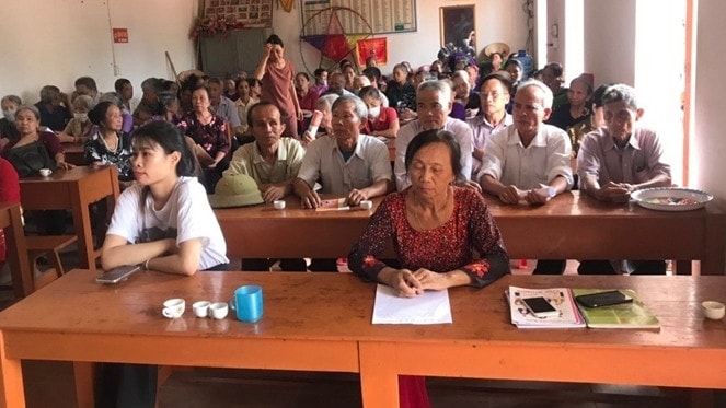 Trung tâm trợ giúp pháp lý nhà nước tỉnh Thái Nguyên truyền thông về trợ giúp pháp lý, tư vấn pháp luật cho Hội viên người cao tuổi. Nguồn: ITN