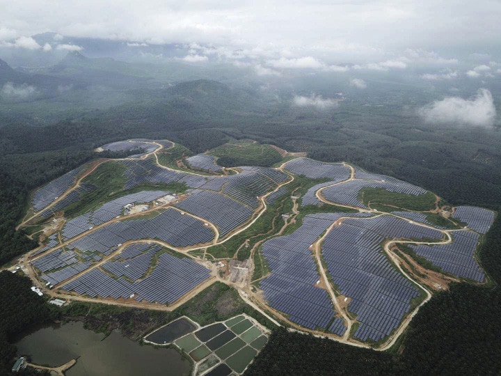 Dự án năng lượng mặt trời ở Mudajaya, Malaysia. Ảnh: Entrutech SDH BHD