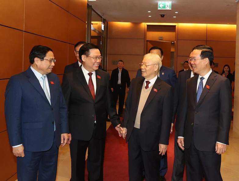 Một số hình ảnh phiên khai mạc Kỳ họp bất thường lần thứ Năm, Quốc hội Khóa XV -0