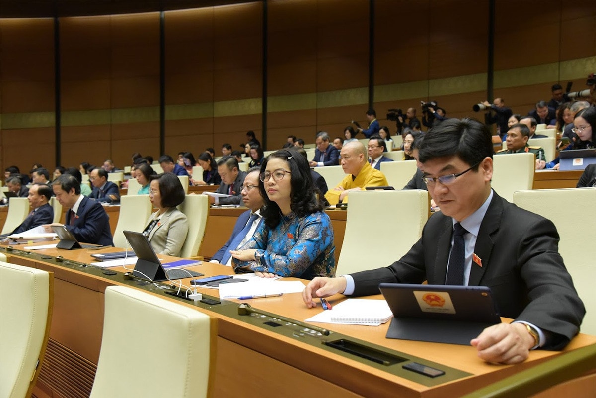 Một số hình ảnh phiên khai mạc Kỳ họp bất thường lần thứ Năm, Quốc hội Khóa XV -2