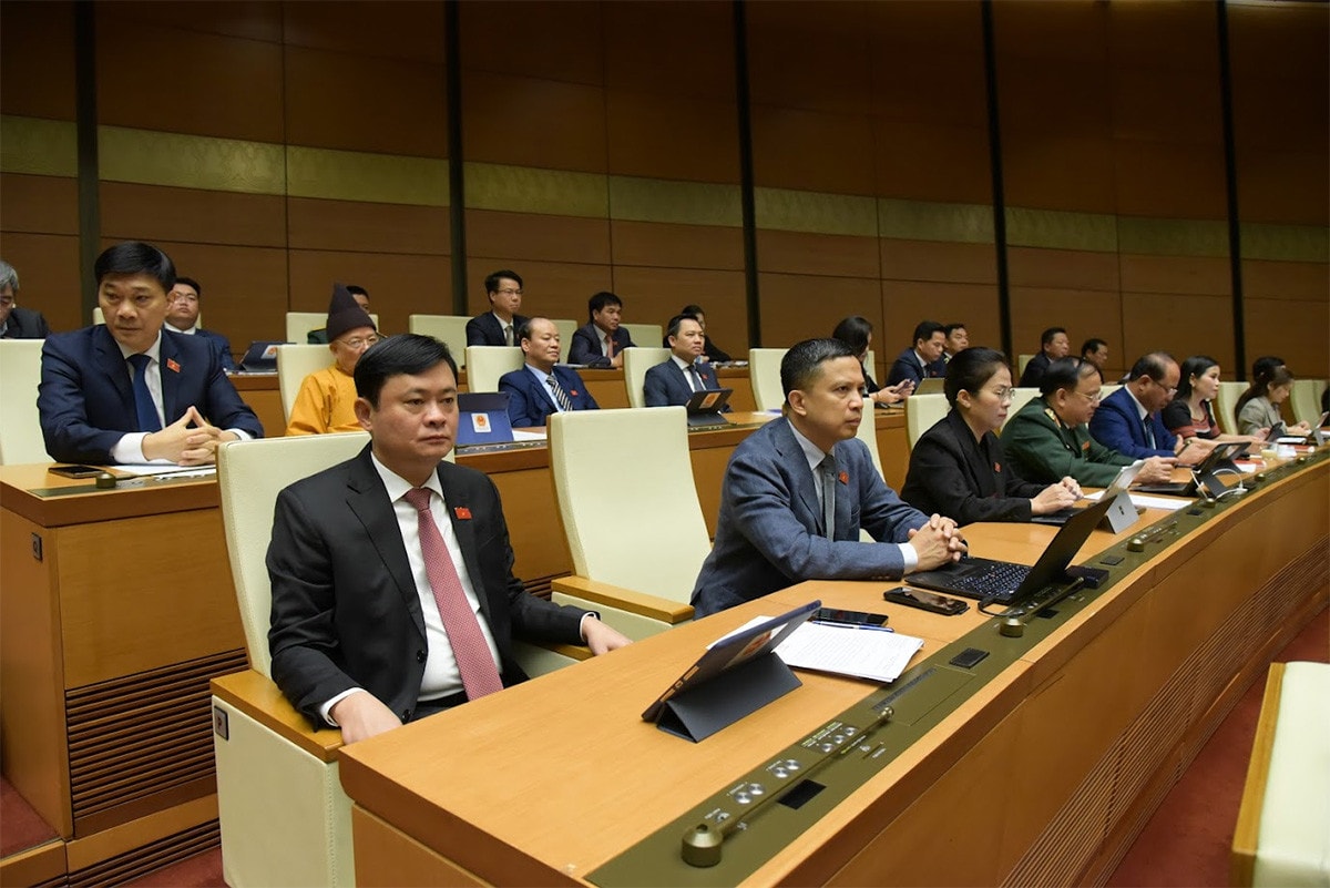 Một số hình ảnh phiên khai mạc Kỳ họp bất thường lần thứ Năm, Quốc hội Khóa XV -1
