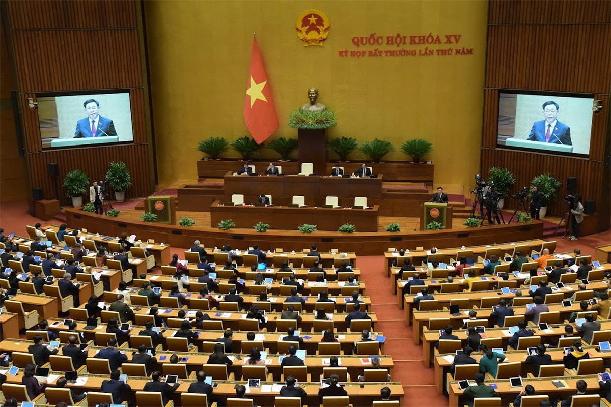 Một số hình ảnh phiên khai mạc Kỳ họp bất thường lần thứ Năm, Quốc hội Khóa XV -7