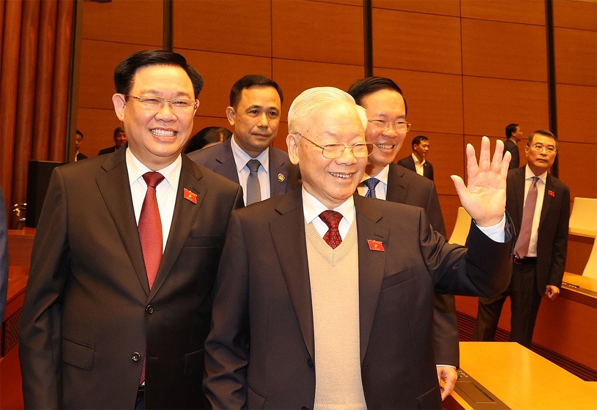 Một số hình ảnh phiên khai mạc Kỳ họp bất thường lần thứ Năm, Quốc hội Khóa XV -1