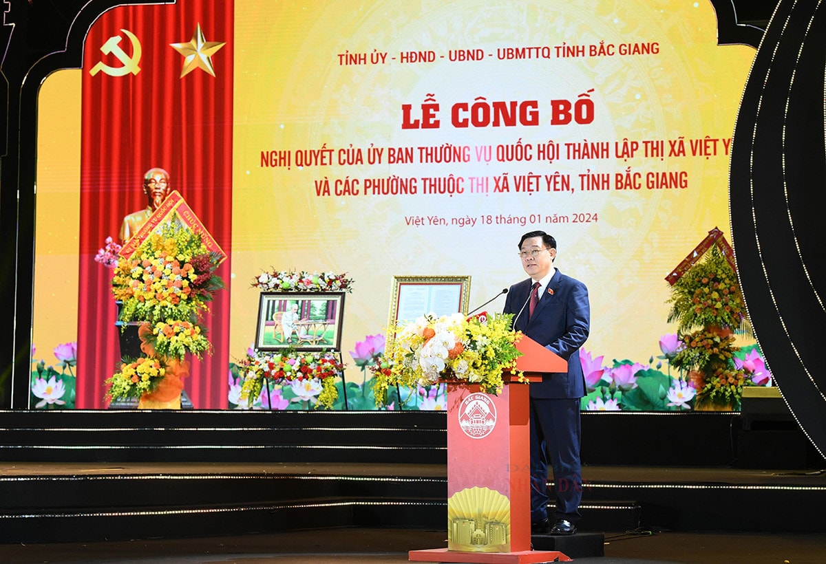 Xây dựng thị xã Việt Yên văn minh, giàu mạnh, luôn 