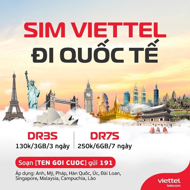 Viettel giảm giá data Roaming tới 3 lần tại nhiều quốc gia lớn -0