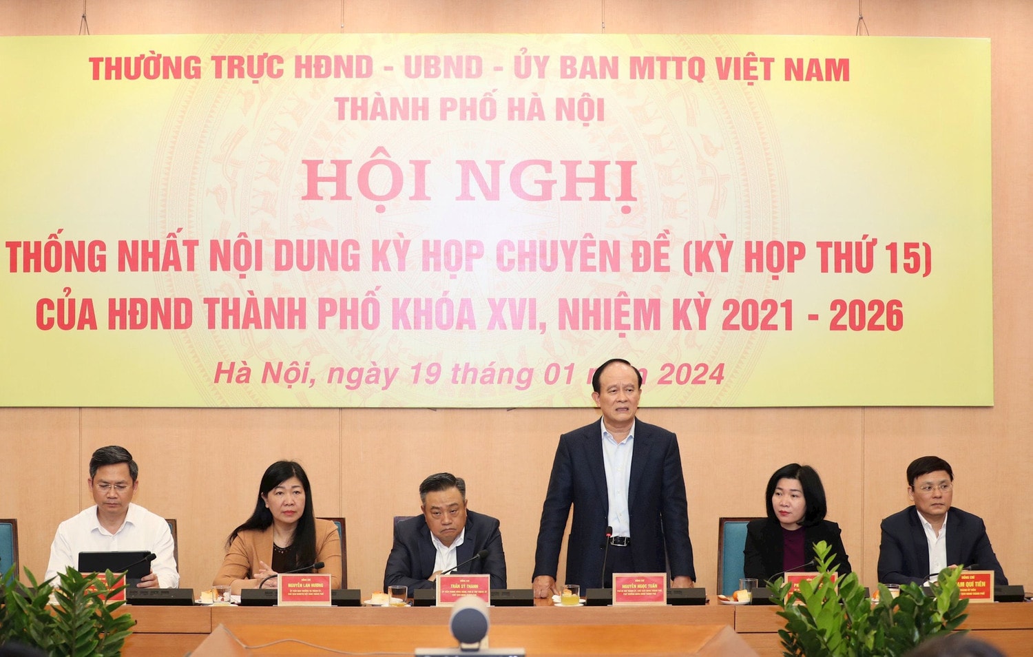 Thống nhất nội dung kỳ họp chuyên đề tháng 3.2024 -0