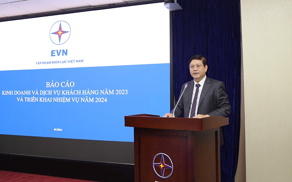 EVN tổng kết công tác kinh doanh và dịch vụ khách hàng năm 2023 -0