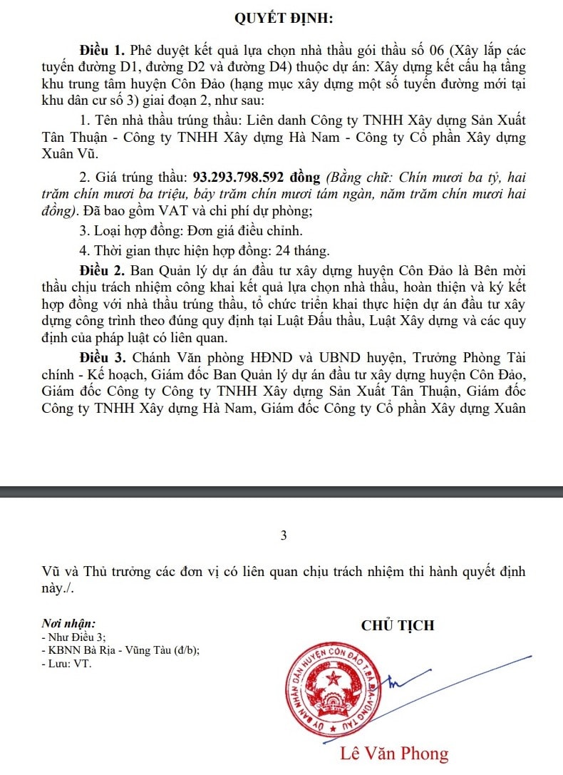 Công ty TNHH Xây dựng Sản xuất Tân Thuận có nhân sự “khiêm tốn” vẫn trúng thầu hàng nghìn tỷ tại Bà Rịa – Vũng Tàu -0