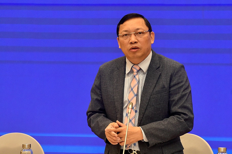 TS. Ngô Hải Phan, Cục trưởng Cục Kiểm soát Thủ tục hành chính, Văn phòng Chính phủ phát biểu. Nguồn: baochinhphu.vn
