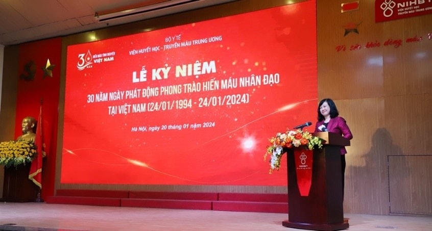 Kỷ niệm 30 năm Ngày phát động Phòng trào hiến máu nhân đạo -0