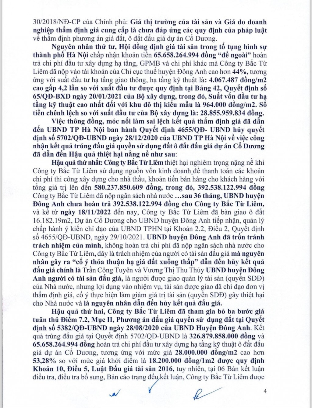 Một số thông tin mới liên quan vụ đấu giá đất ở Đông Anh -3