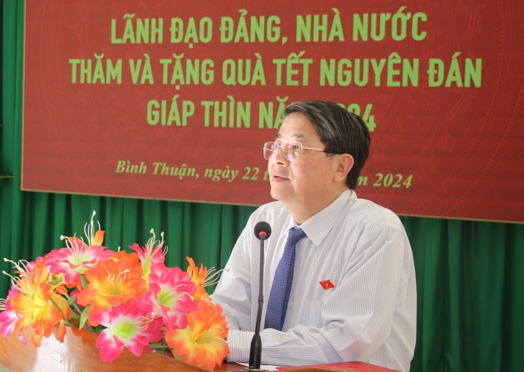 Phó Chủ tịch Quốc hội Nguyễn Đức Hải thăm, chúc Tết tại Bình Thuận -0