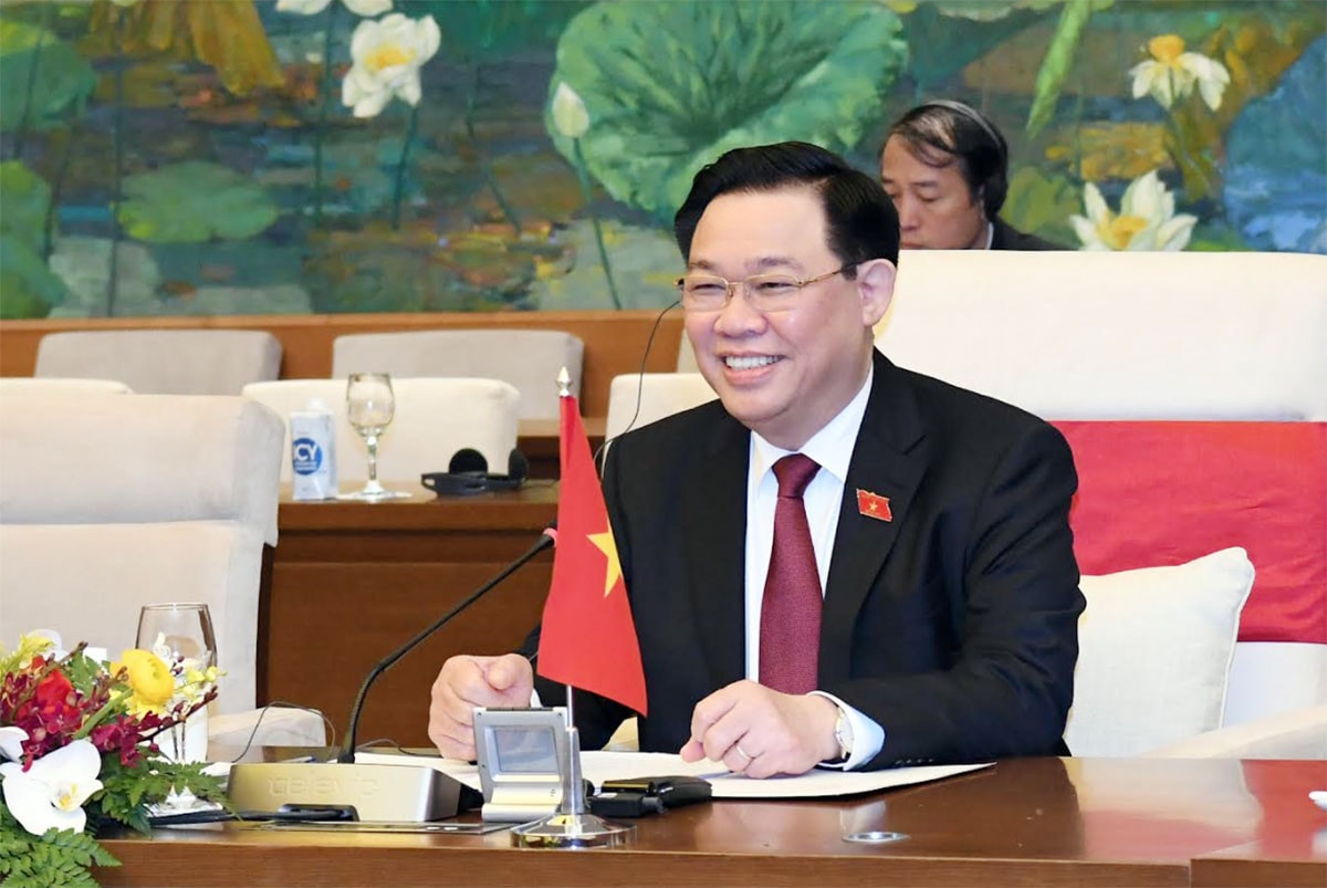 Chủ tịch Quốc hội Vương Đình Huệ hội kiến Tổng thống Đức Frank-Walter Steinmeier -1