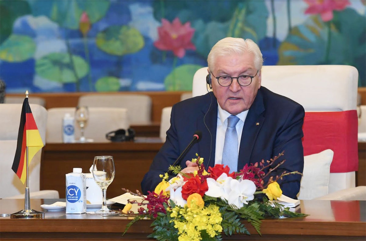Chủ tịch Quốc hội Vương Đình Huệ hội kiến Tổng thống Đức Frank-Walter Steinmeier -2