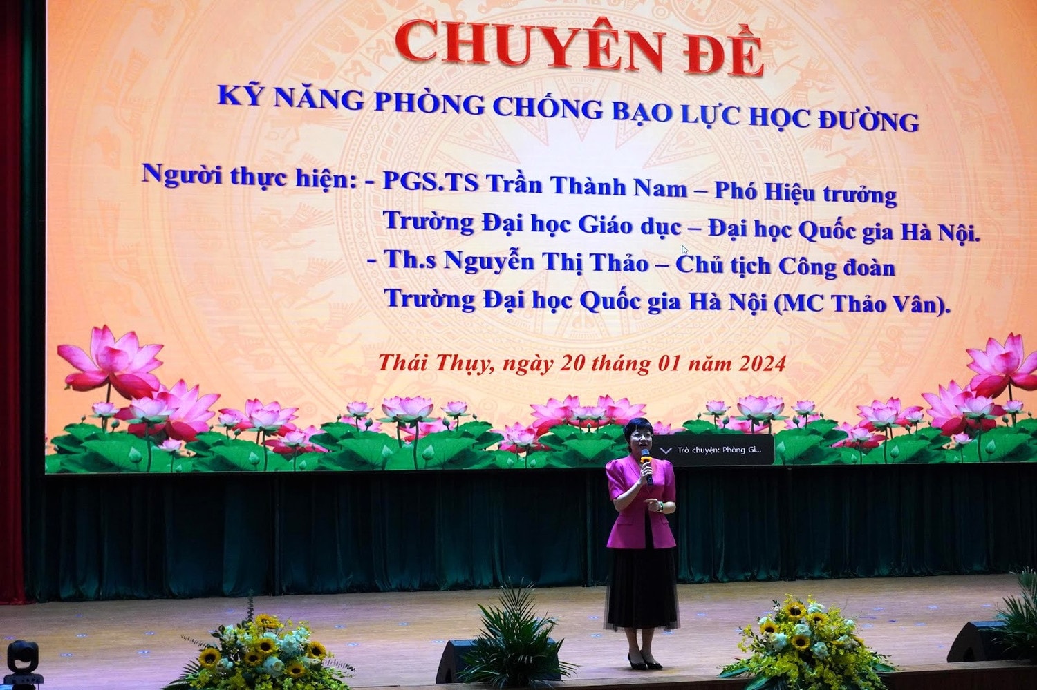 Thái Bình: 94 điểm cầu, trên 6.000 đại biểu tham dự chuyên đề kỹ năng phòng chống bạo lực học đường -0