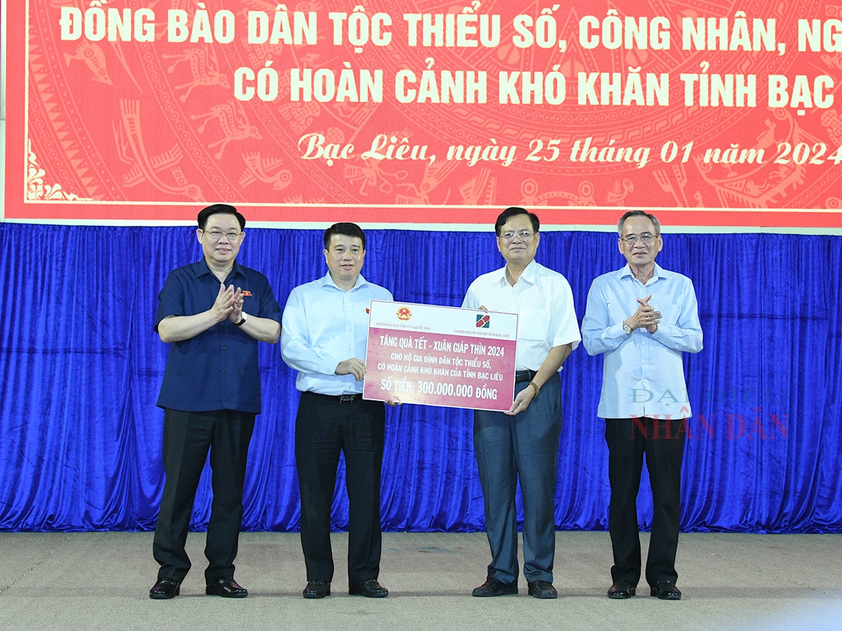 Chủ tịch Quốc hội Vương Đình Huệ: Bạc Liêu chuẩn bị các điều kiện tốt nhất phục vụ Nhân dân đón Tết vui tươi, lành mạnh, an toàn, tiết kiệm -2