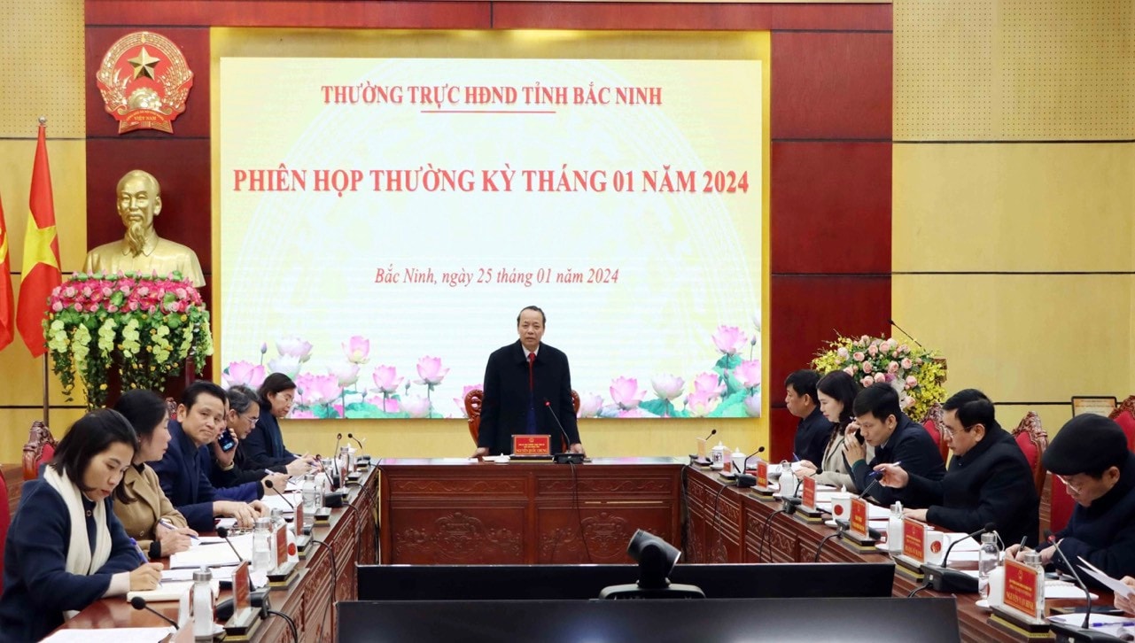 Thường trực HĐND tỉnh họp phiên thường kỳ -0