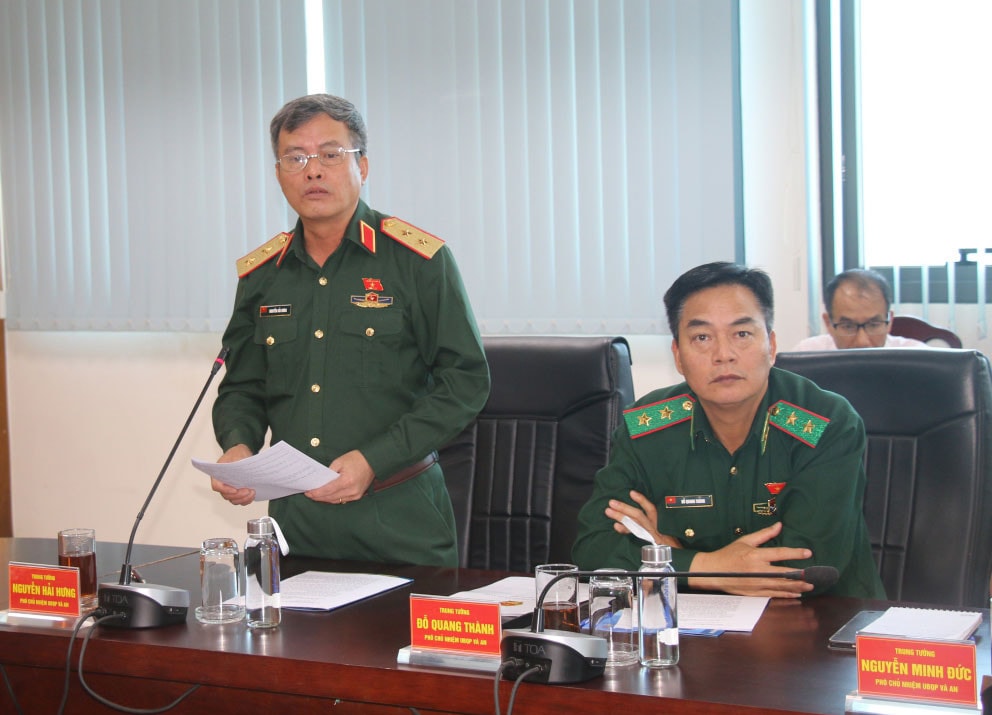 Phó Chủ tịch Quốc hội, Thượng tướng Trần Quang Phương khảo sát thực tế tại Tổng công ty Ba Son -0
