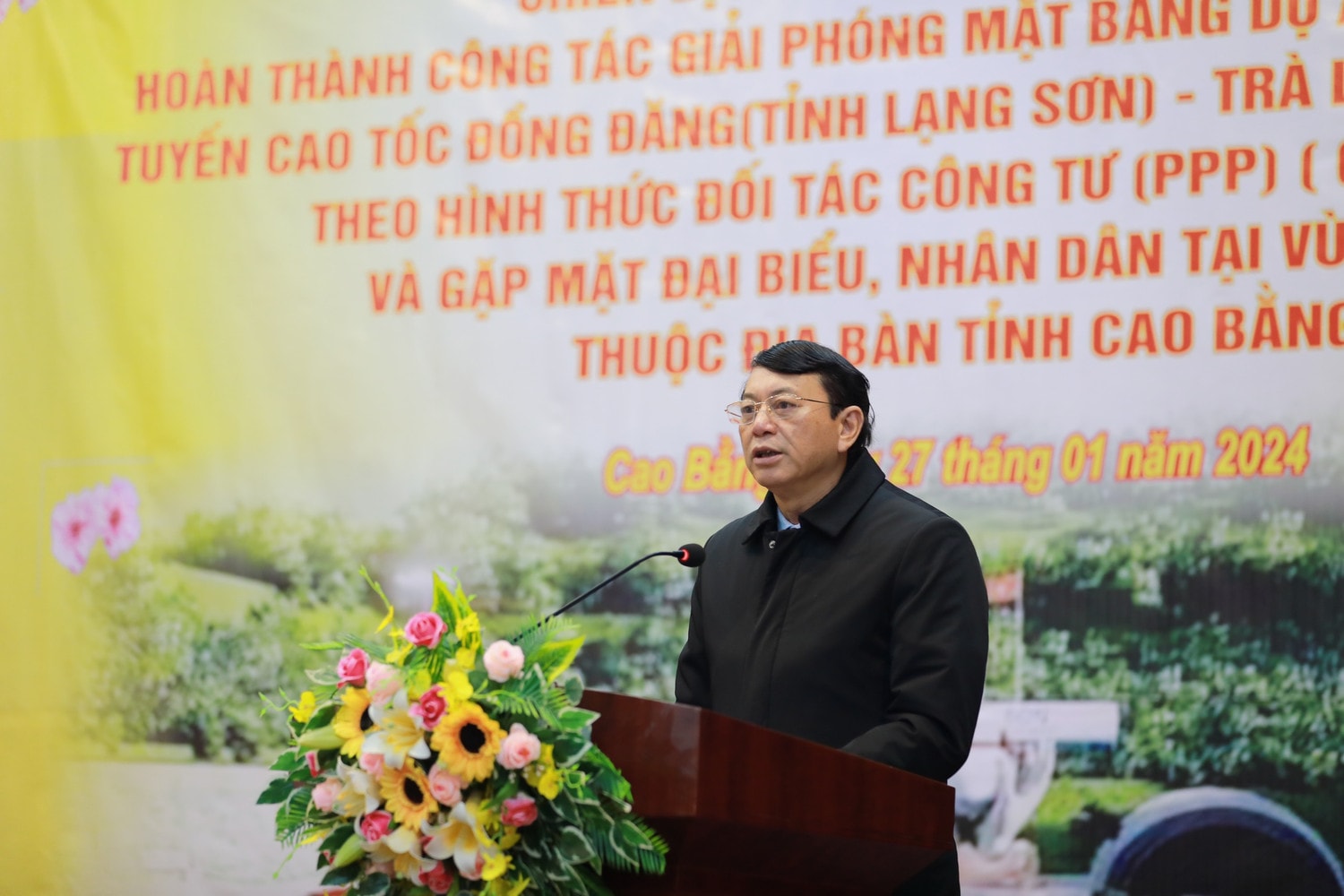 Cao Bằng quyết tâm hoàn thành mặt bằng dự án Đồng Đăng - Trà Lĩnh trong 100 ngày -0