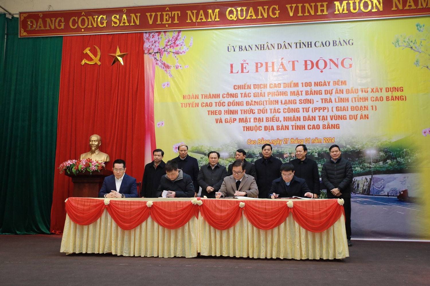 Cao Bằng quyết tâm hoàn thành mặt bằng dự án Đồng Đăng - Trà Lĩnh trong 100 ngày -0
