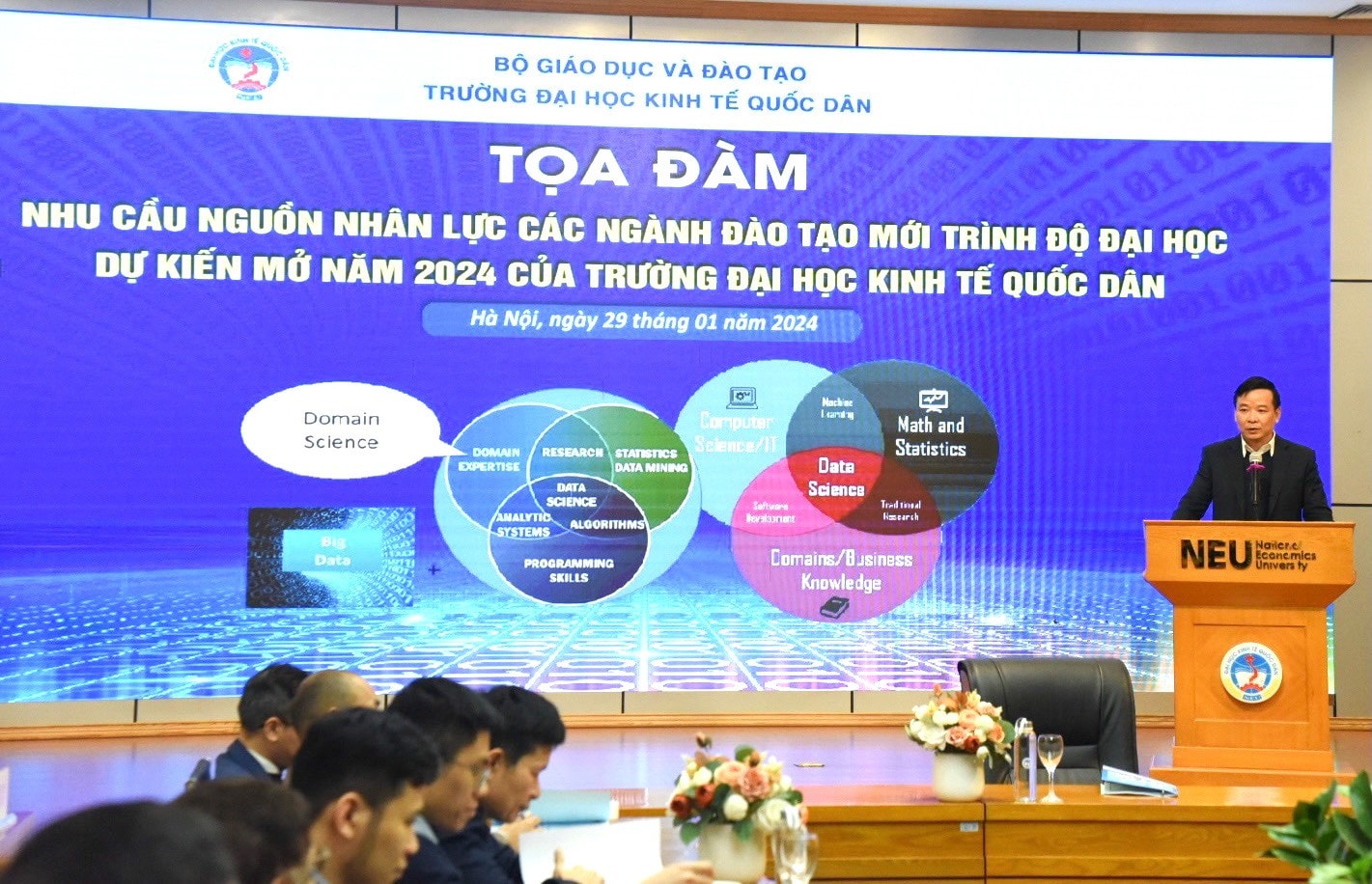 Trường Đại học Kinh tế Quốc dân tham khảo ý kiến chuyên gia, nhà khoa học về chương trình đào tạo ngành mới -0