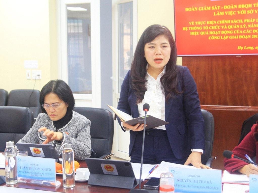 Đoàn ĐBQH tỉnh Quảng Ninh giám sát đổi mới, nâng cao chất lượng, hiệu quả hoạt động của các đơn vị sự nghiệp công lập -0