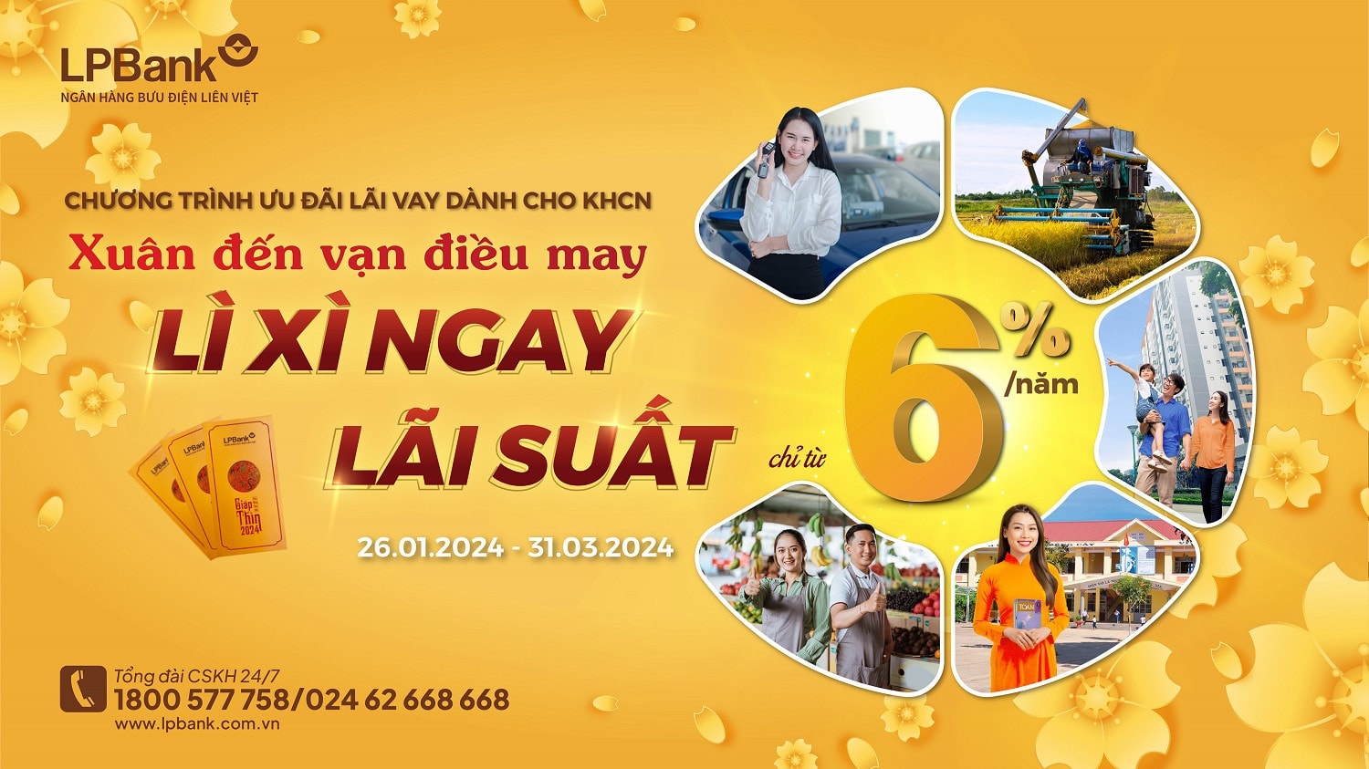  LPBank khai xuân cực lớn với chương trình ưu đãi giảm đồng loạt lãi suất vay -0