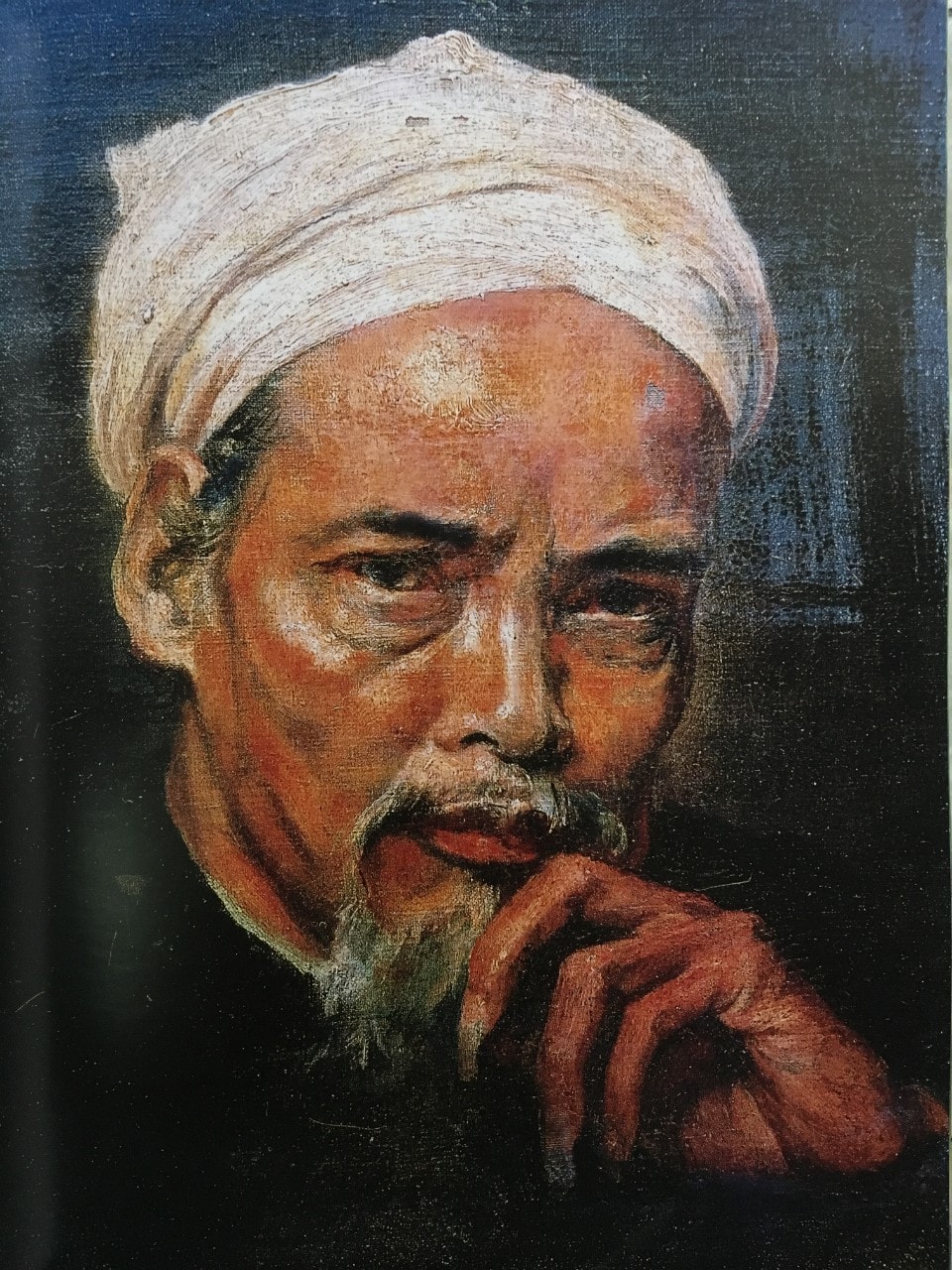“Nhà nho xứ Bắc”, 1923, sơn dầu của Nam Sơn - Ảnh tư liệu