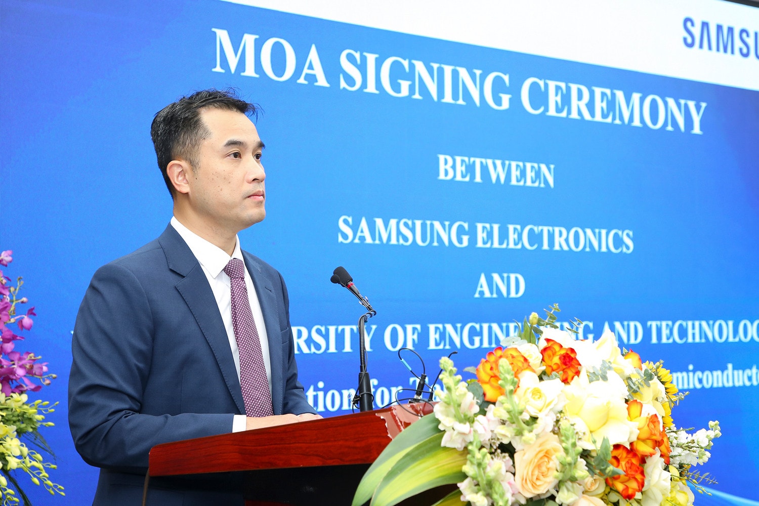 Trường Đại học Công nghệ hợp tác với Samsung đào tạo lĩnh vực bán dẫn và vi mạch -0
