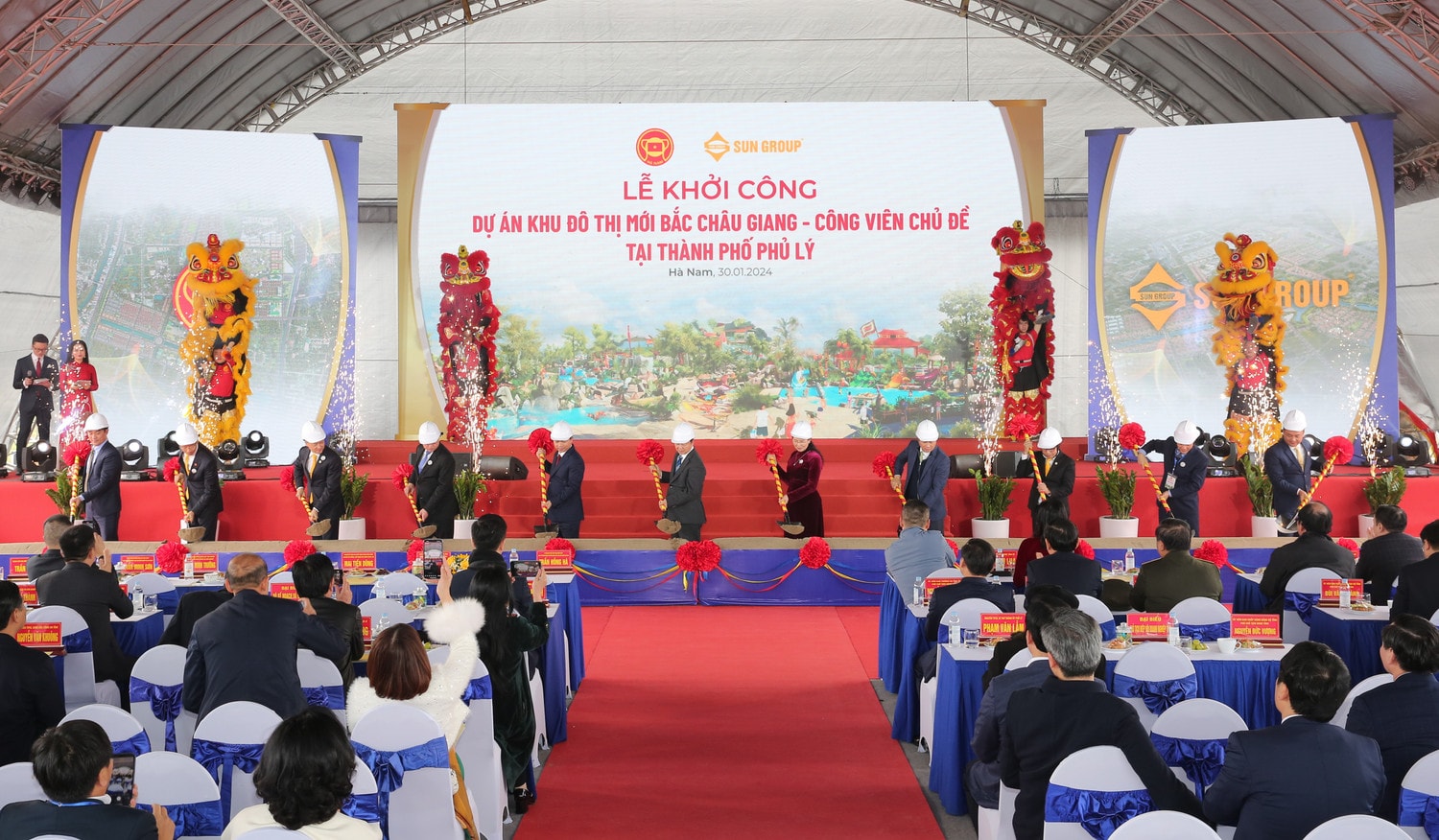 Sun Group khởi công giai đoạn I tổ hợp dự án 35.000 tỷ đồng tại Hà Nam ảnh 1 Sun Group khởi công giai đoạn I tổ hợp dự án 35.000 tỷ đồng tại Hà Nam -0