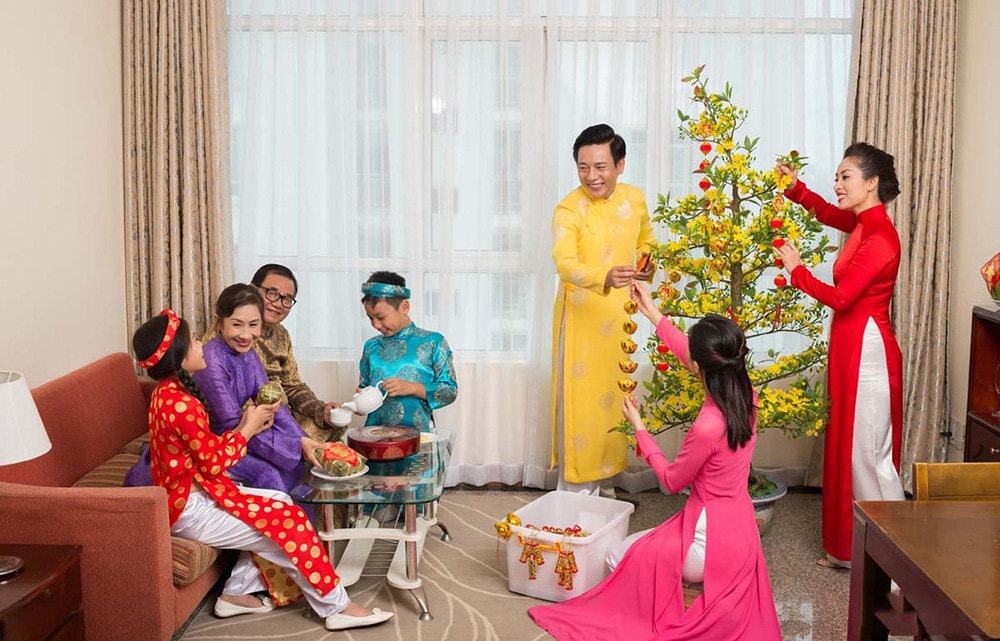 Nét tinh hoa được thể hiện trong Tết Việt chính là giá trị lắng đọng của văn hóa dân tộc. Nguồn: THĐ