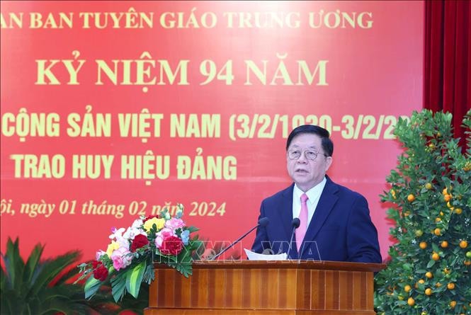 Ban Tuyên giáo Trung ương họp mặt kỷ niệm 94 năm Ngày thành lập Đảng -0