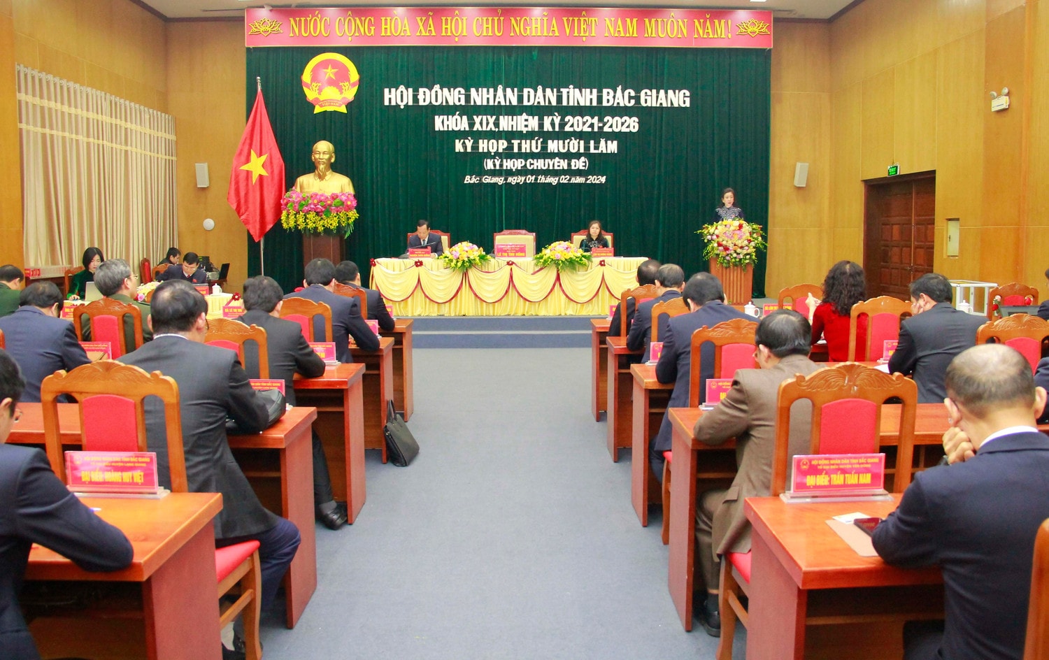 Bắc Giang khai mạc Kỳ họp thứ Mười Lăm (kỳ họp chuyên đề) -0