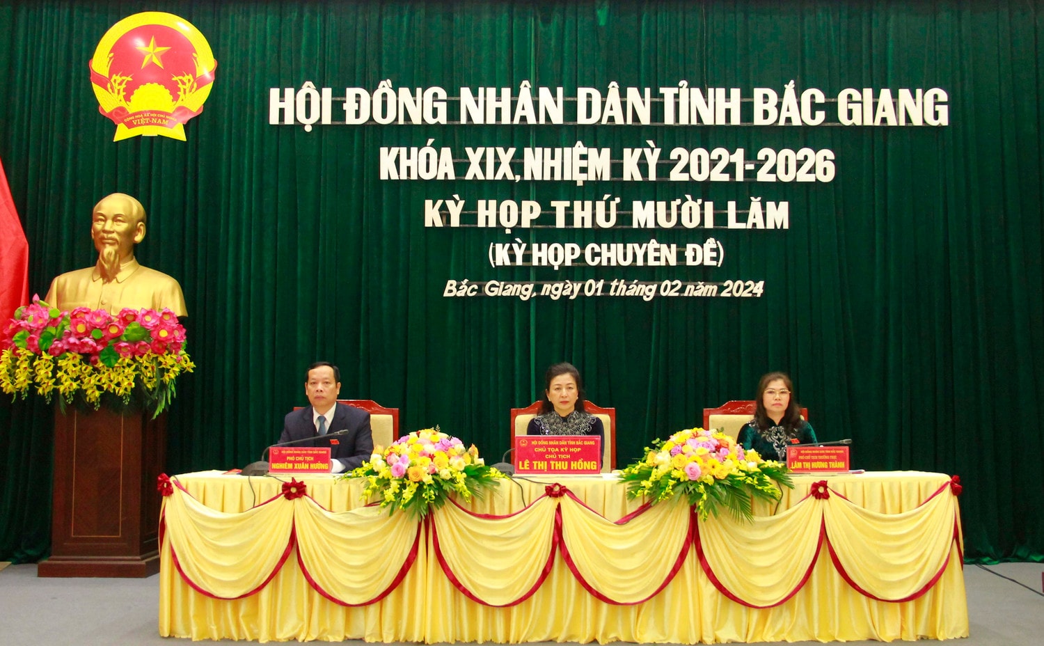 Bắc Giang khai mạc Kỳ họp thứ Mười Lăm (kỳ họp chuyên đề) -0