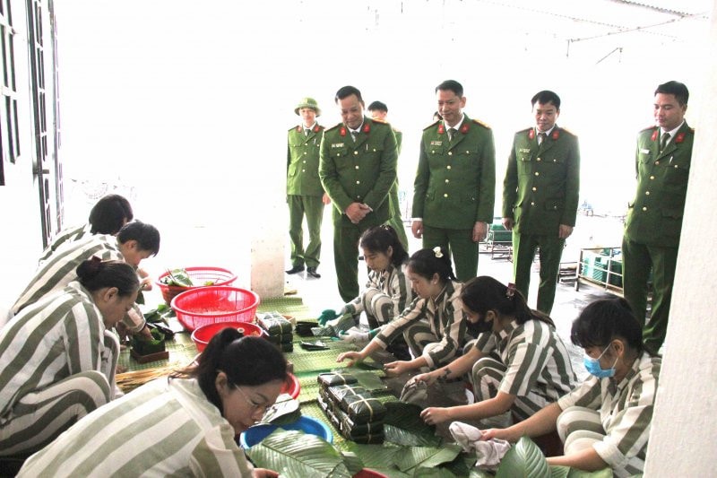 Kiểm tra công tác bảo đảm an ninh, an toàn dịp Tết tại Trại giam Thanh Phong -0