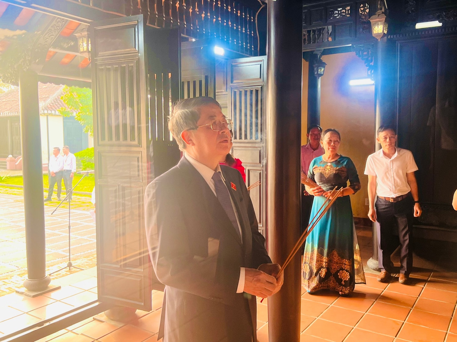 Phó Chủ tịch Quốc hội Nguyễn Đức Hải dâng hương, thăm, chúc Tết tại tỉnh Quảng Nam và TP Đà Nẵng. -4