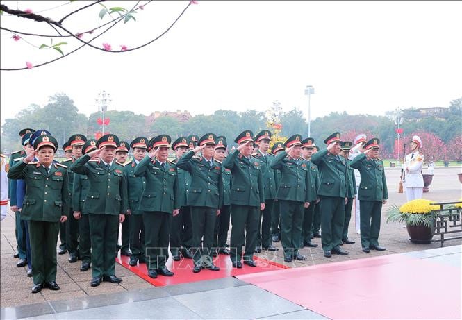 Lãnh đạo Đảng, Nhà nước vào Lăng viếng Bác nhân dịp Tết Giáp Thìn 2024 -0