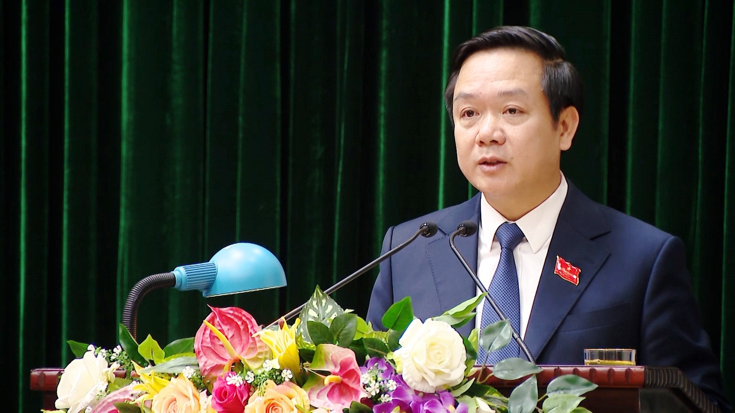 Phó Bí thư Tỉnh ủy, Chủ tịch UBND tỉnh Ninh Bình PHẠM QUANG NGỌC. Ảnh: Hiếu Phạm