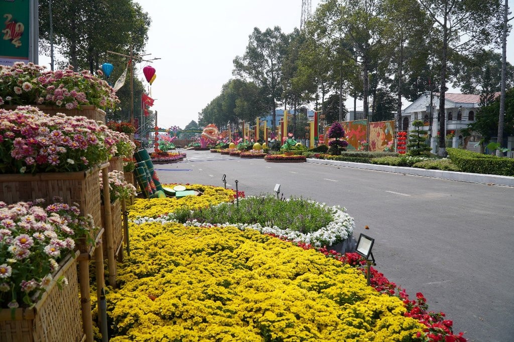 Đường hoa Xuân Đất Sen hồng năm nay có gì đặc biệt?