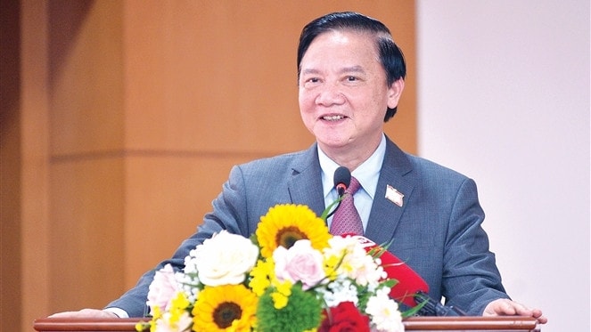 Ủy viên Trung ương Đảng, Phó Chủ tịch Quốc hội Nguyễn Khắc Định. Ảnh: Nghĩa Đức