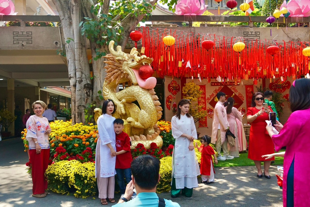 Linh vật Rồng tại chùa Vĩnh Nghiêm