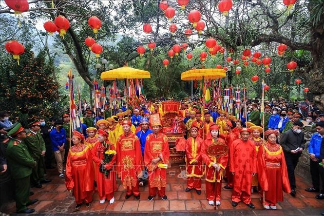 Khai hội Gióng đền Sóc năm 2024 -0