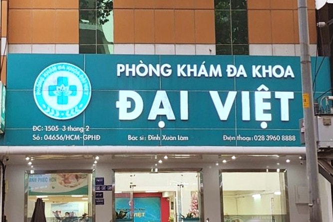 Phòng khám đa khoa Đại Việt từng nhiều lần bị xử phạt tước giấy phép hoạt động vi vi phạm trong hoạt động khám chữa bệnh