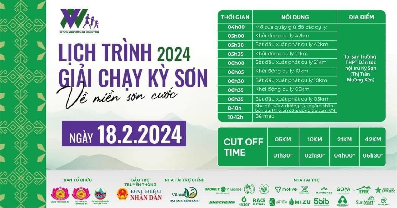 Khai mạc giải marathon Kỳ Sơn 2024 -1