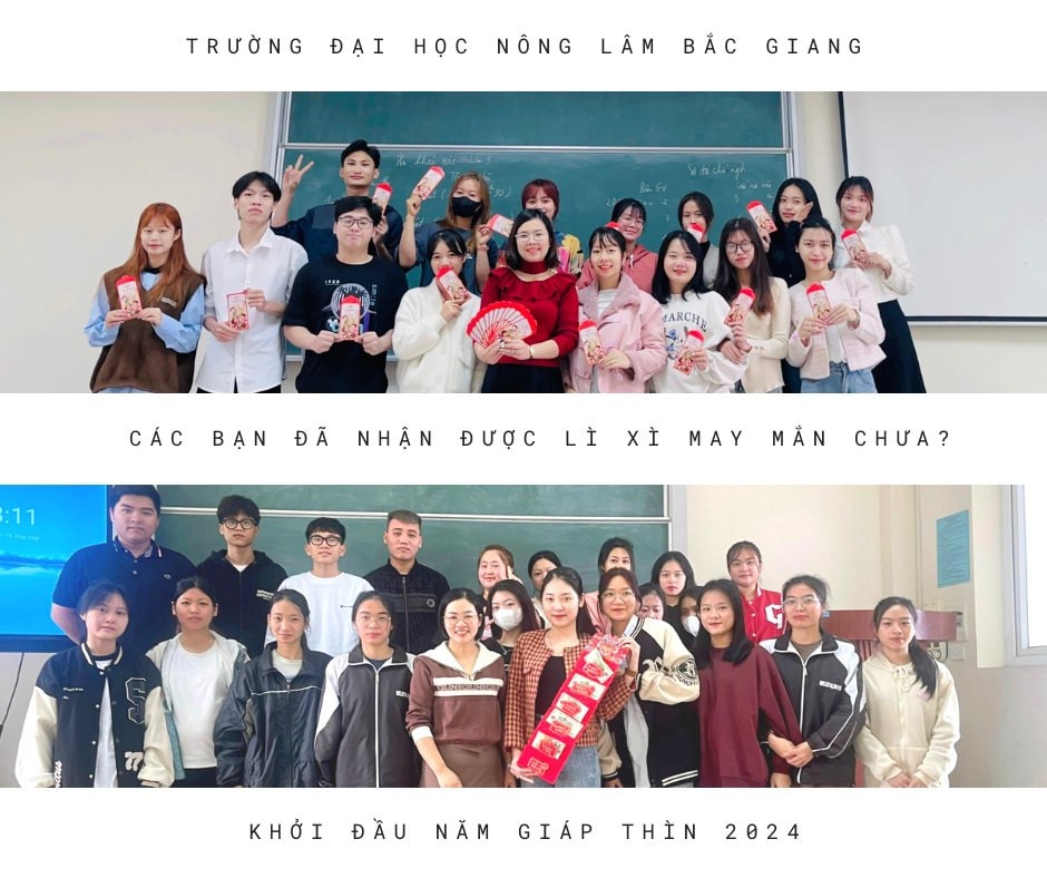 Sinh viên, giảng viên hào hứng nhận lì xì khi quay trở lại trường sau kỳ nghỉ Tết -0