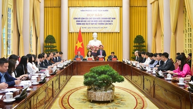 Toàn cảnh cuộc họp báo - Ảnh H.Ngọc