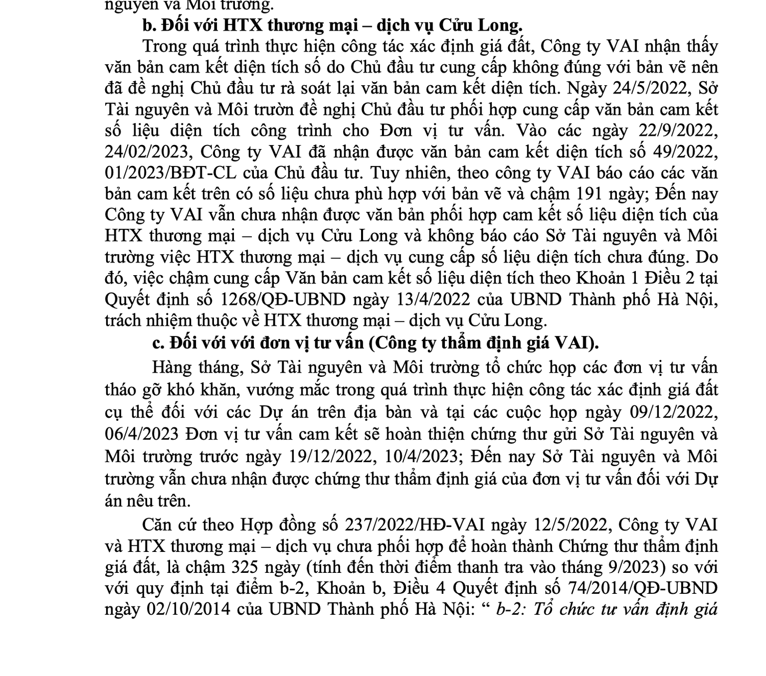 Hà Nội: Nhiều tồn tại trong việc xác định giá đất tại Dự án Khách sạn TSG Cửu Long -0