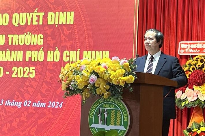 Trường Đại học Nông lâm TP. Hồ Chí Minh có hiệu trưởng mới -0