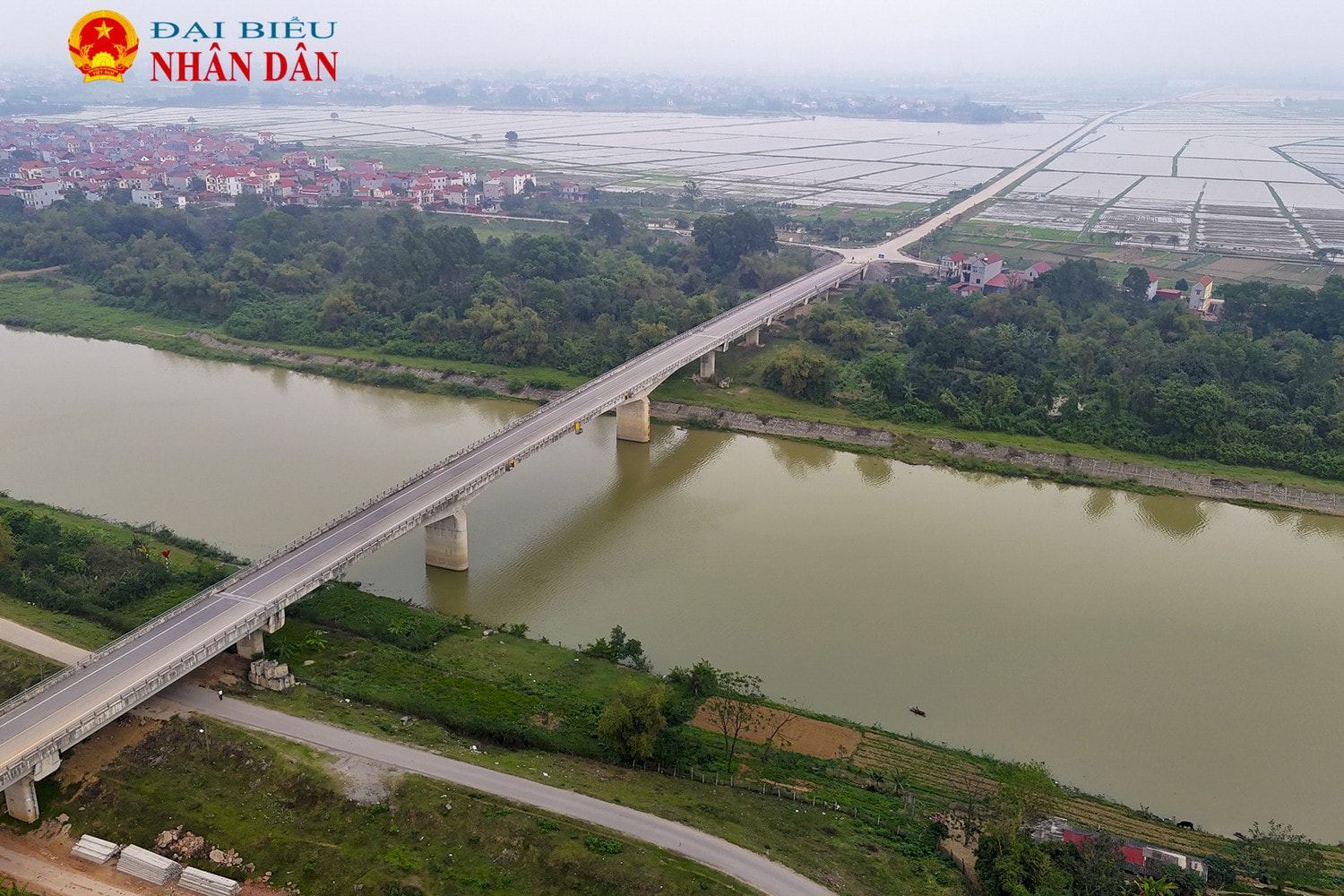 Bắc Giang: Cầu Xuân Cẩm thông xe kỹ thuật, thúc đẩy phát triển kinh tế - xã hội huyện Hiệp Hòa -0
